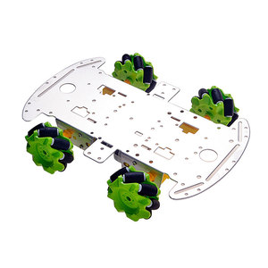 5 Farben Mecanum Rad Roboter Auto Aluminium Chassis Kit mit 4 Stück TT Motor für Raspberry Pi DIY Mecanum Rad Chassis Kits - Product Image 2