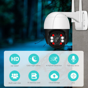 Weitwinkel PTZ Weitwinkel WiFi IP Kamera ICSEE HD 2MP 50m IR Nachtsicht Fabrik Großhandel - Product Image 2