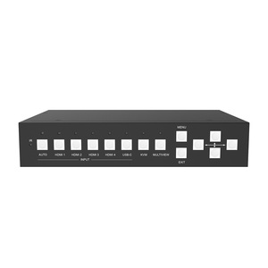 5x <strong>Inputs</strong> and 2x <strong>Outputs</strong> seamless multiview video switcher with USB- <strong>KVM</strong>