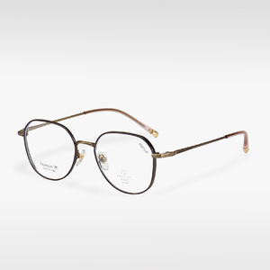 T22513Fashionable kore tarzı yarı-titanyum kare çerçeve kadın optik çerçeve anti mavi ışık gözlük optik çerçeve - Product Image 5