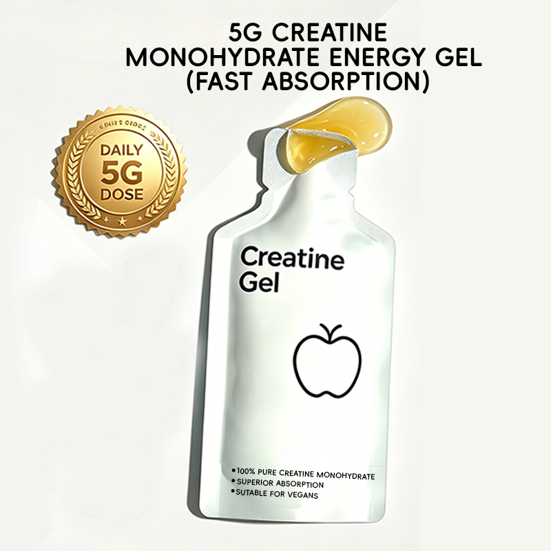 Gel Energético de Monohidrato de Creatina 5g (Rápida Absorción)
