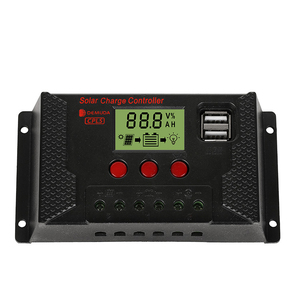 Regolatore di carica solare CPLS PWM regolatore di carica del regolatore della batteria del pannello solare 12V/24V con doppio Display LCD USB - Product Image 5