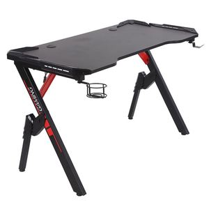 Electrical Height Adjustable I-<strong>Shaped</strong> 47&quot; Gaming <strong>Computer</strong> <strong>Desk</strong> Office <strong>Desk</strong> Student Table PC <strong>Desk</strong> with RGB LED Lights VM-ESE02 - Product Image 1