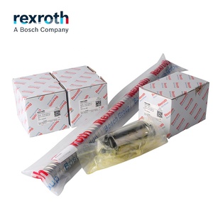 Rodamientos de bolas lineales Rexroth R151234012 originales de alta precisión, piezas de movimiento de riel de guía de bloque, tuerca única cilíndrica CNC - Product Image 1