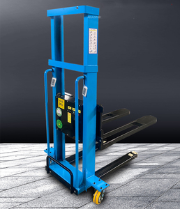 Electric Truck Mounted Forklift <strong>Automatic</strong> up and Down <strong>Loading</strong> and <strong>Unloading</strong> Artifact Portable Small Climbing Carrier Stacker 1 t - Product Image 3
