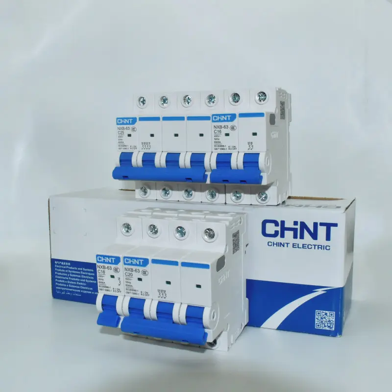 CHINT NXB-63 DZ30 DZ40 EPN DPN TPN 1P2P3P4P AC 230/400VサーキットブレーカーDINレール取り付けミニチュア家庭用エアスイッチ