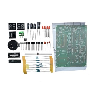 DIY <strong>Kits</strong> AT89C2051 Electronic Clock Digital Tube LED Display Suite Electronic Module Parts and Components DC 9V - 12V - Product Image 4