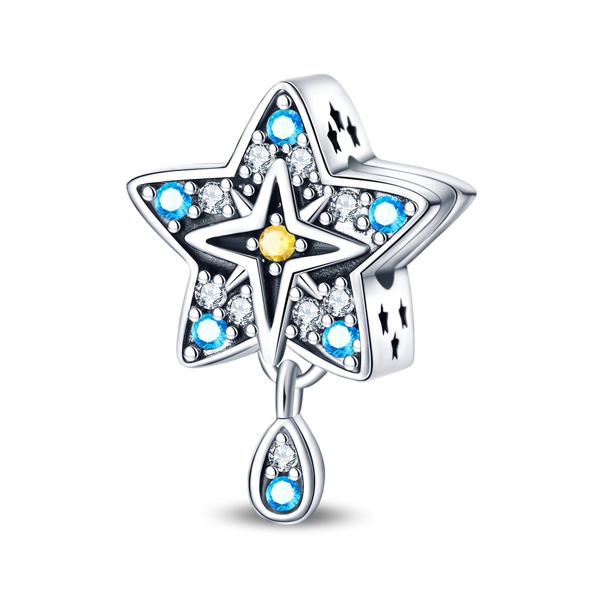Pac1440-tarot card star coin beads