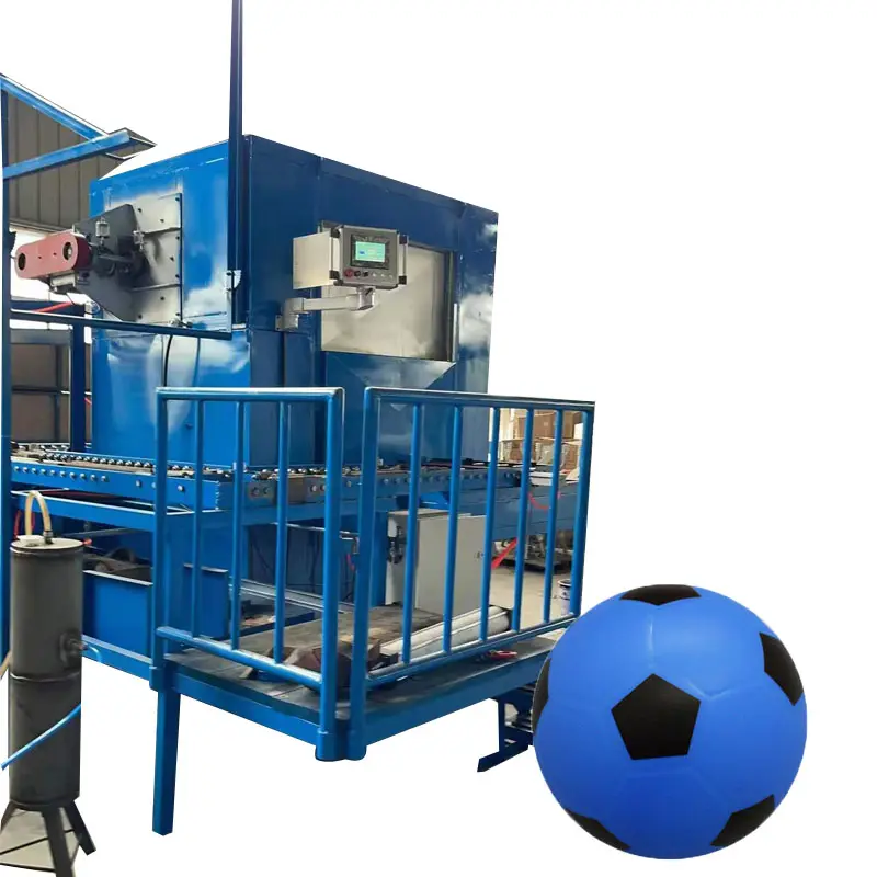 Máquina semiautomática de fabricación de juguetes de bolas de arcoíris de fútbol de baloncesto pequeño termoformado