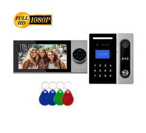 New Design HD 1080P 7 Inch <strong>Touch</strong> Video <strong>Intercom</strong> <strong>System</strong> Support Multiple Door Opening Methods Doorbell for Villa Apartment - Product Image 1