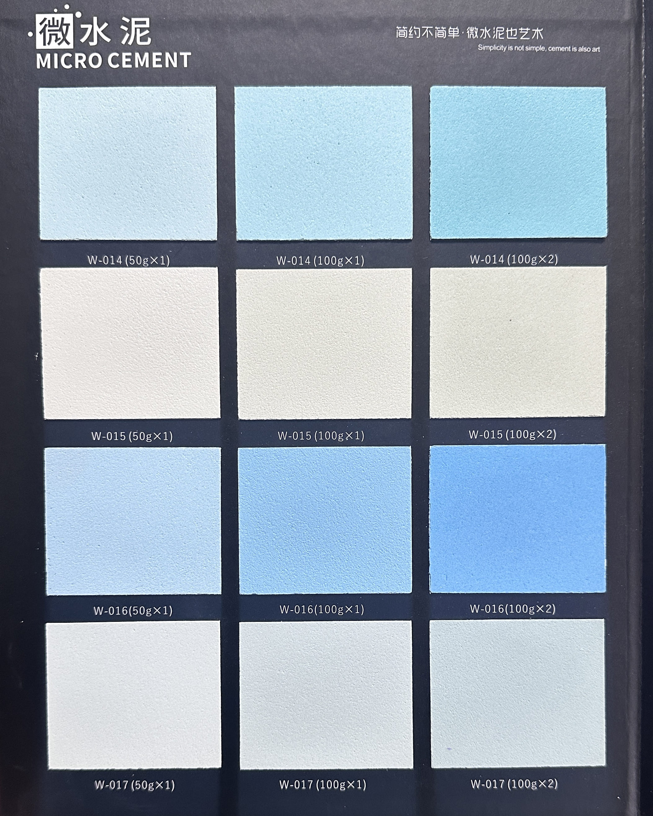 Carta de colores 1