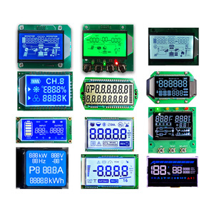 Segment code Bildschirm Treiber IC HT1621 ROHS OEM & ODM LCD Werks-TN blau einfarbiges LCD-Display 7-Segment-Anzeige - Product Image 2