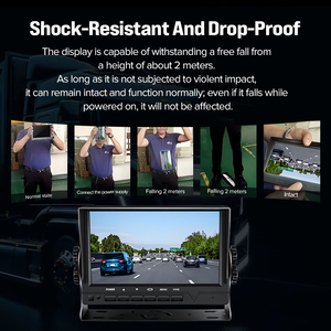 Generic Car <strong>Monitor</strong> DC and AV Connector 12V 24V <strong>LCD</strong> Video <strong>Recording</strong> Rearview Backup Reverse Parking Display 7 Inch Car <strong>Monitor</strong> - Product Image 4