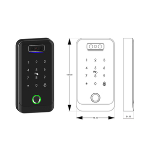 Timbre de aplicación TTlock, sistema de Control de acceso de videoportero con reconocimiento facial biométrico incorporado, cerradura inteligente para puerta - Product Image 1