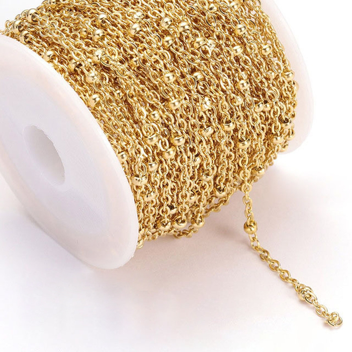 Or I-18K de 2*3MM de largeur