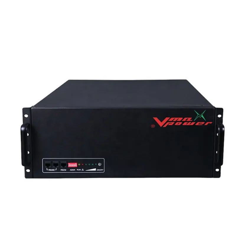 Vmaxpower Lifepo4 48V 100ah Met Bms Bescherming Lithium Ion Batterij Pack Voor Thuis Zonne-Energie Opslag