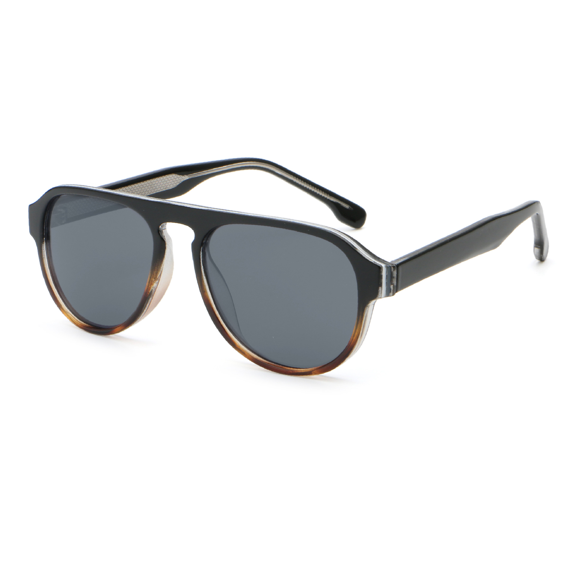 Black Frame Tortoiseshell Gradient Style