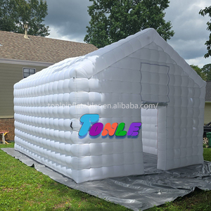 Chất lượng cao lớn màu đen trắng <span class=keywords><strong>Inflatable</strong></span> lều vuông gazebo phòng sự kiện lớn <span class=keywords><strong>Inflatable</strong></span> bên lều cho các sự kiện ngoài trời bên - Product Image 5