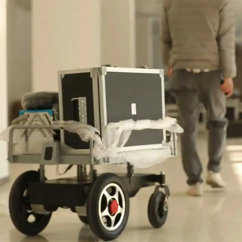 FOLO-100 на заказ электрические колеса, многоярусная тележка для складов фруктов, тележка для сбора для транспортировки, тележка для роботов
