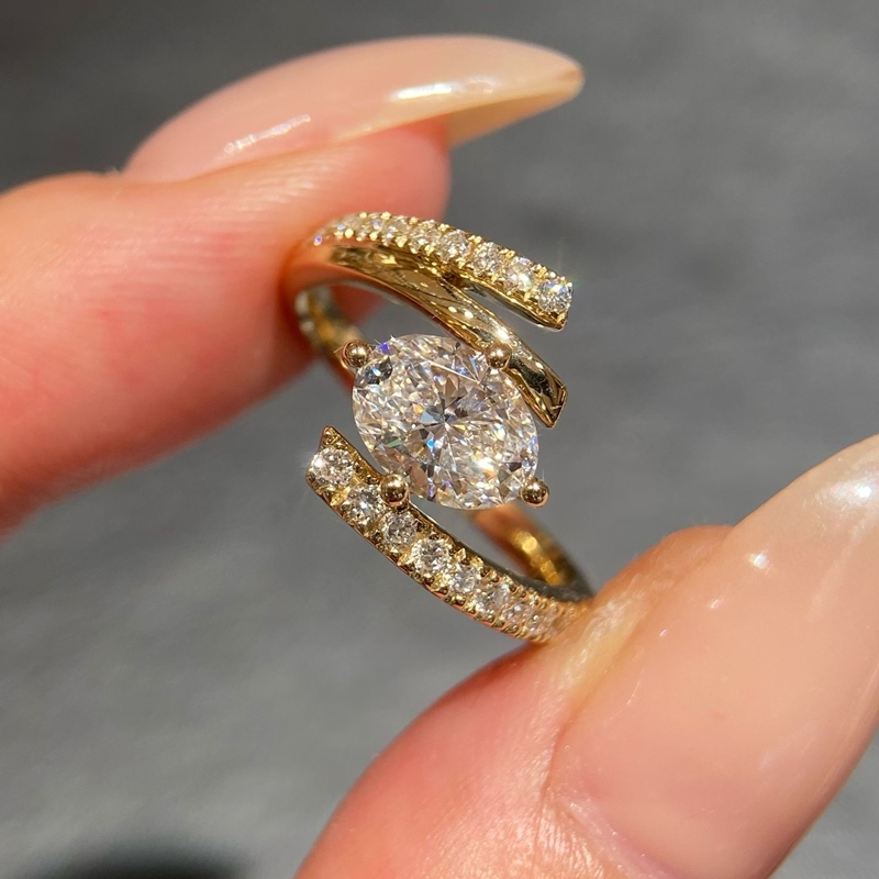 18K Yellow gold