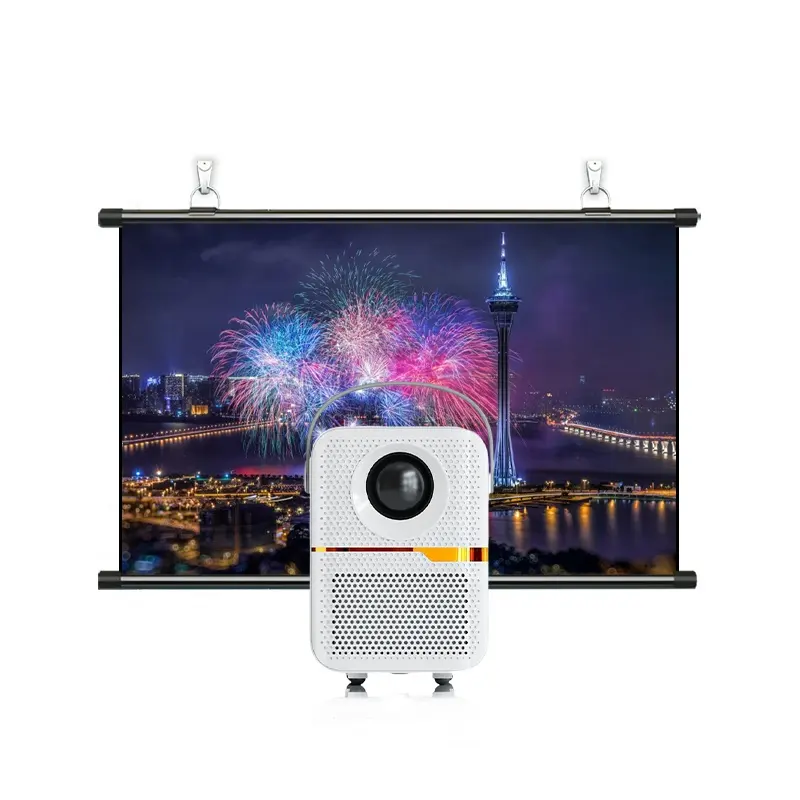 Nieuwe Lcd Projector 6K Resolutie 3d Micro Korte Worp Led Mini Projector 4K Video Full Hd 720P Led Home Theater Projector