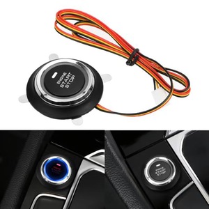 12Vユニバーサルタイプスタートストップスイッチカーワンボタンスタートボタンエンジンエンジンスタートボタンスイッチ - Product Image 4