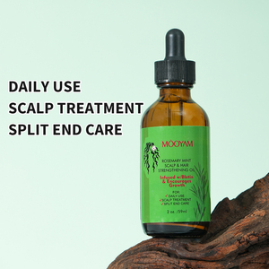 Penggunaan sehari-hari Rosemary Mint untuk kulit kepala & minyak penguat rambut meningkatkan sirkulasi darah memelihara kulit kepala 60ml minyak perawatan rambut MOOYAM - Product Image 6