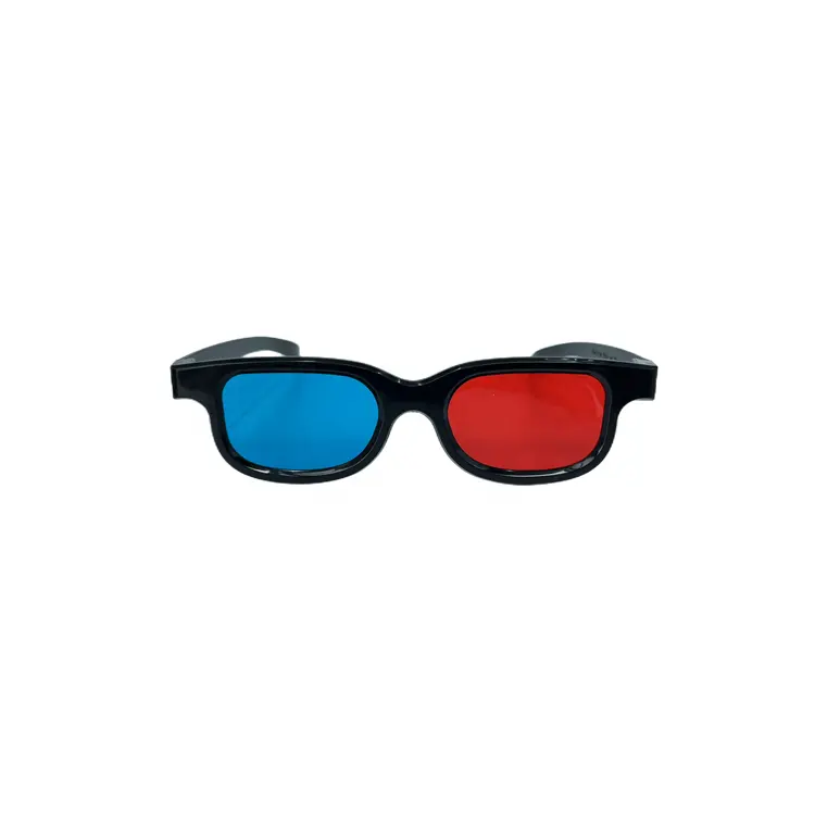 Màu đỏ Cyan 3D kính nhựa màu xanh đỏ ống kính anaglyph 3D kính