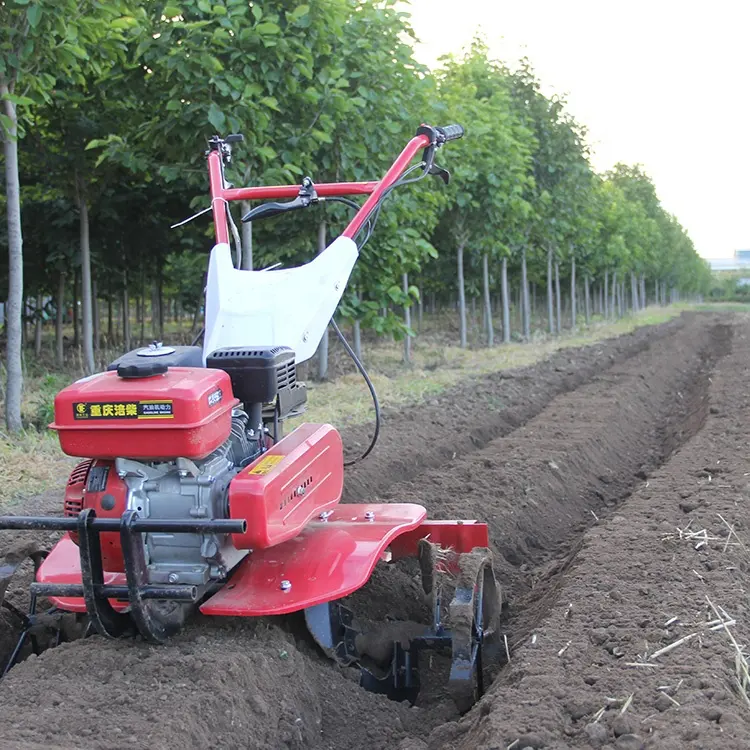 177f/p mini power tiller 7hp 9hp, cultivador potente máquina com anexos preço agrícola gasolina diesel tiller