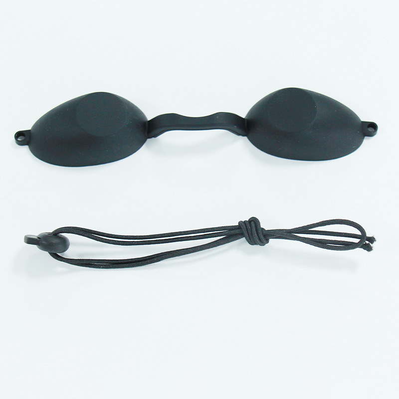 Black eye protection goggles small opp bag-12528mm