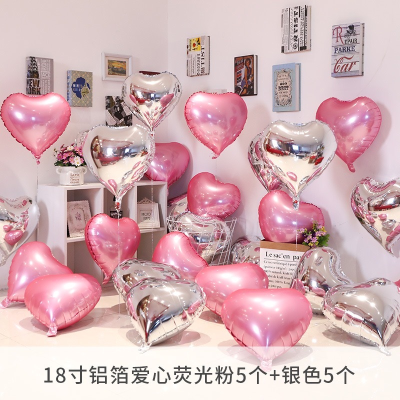 Dark Gray Pink heart