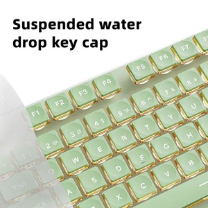 EWEADN V3 104-Key Silent Design PBT Keycap Membrane Wired USB LED Backlit <strong>Computer</strong> <strong>Keyboard</strong> New Product