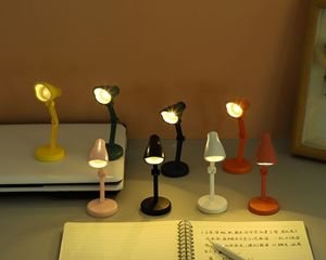 創造的なミニテーブルランプLED折りたたみポータブル小型夜光磁気暖かい色アイケア読書テーブルランプクリップ付き格安 - Product Image 3
