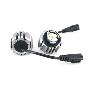 Çift renk L1B araba <span class=keywords><strong>LED</strong></span> sis farları sürüş 4300LM ile GC-7535 cips 26W OEM halojen boyutu 6500K 3000K japonya arabalar için