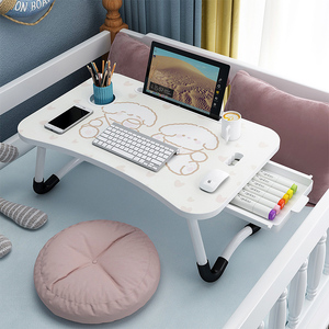 Cama plegable de dibujos animados, mesa de lectura, soporte portátil para cuaderno, mesa para cama, estudio, escritorio de ordenador, escritorio para ordenador portátil - Product Image 5