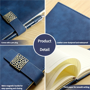 A5 Máy Tính Xách Tay Hộp Quà Tặng thiết lập cuộc họp kinh doanh cuốn sách kỷ lục biểu tượng Tùy chỉnh cao cấp PU da Bìa máy tính xách tay với bút và cách nhiệt cup - Product Image 3