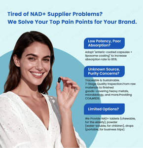 Kapsul Antioksidan Lifeworth NAD+ Resveratrol & Nicotinamide Riboside Bersertifikat HACCP GMP untuk Dewasa - Product Image 4