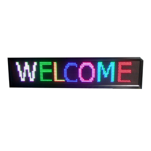 Display di testo a scorrimento a LED P5 con segno di visualizzazione a LED Banner Board da parete fisso 5mm di ferro per interni 3 anni - Product Image 6