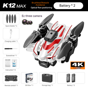 K 12 TML Quadcopter มืออาชีพ3แกนพับได้ gimbal GPS 2.7K กล้อง LED 19นาทีบินต้นฉบับคอมโบเพิ่มเติมออกใหม่ - Product Image 4