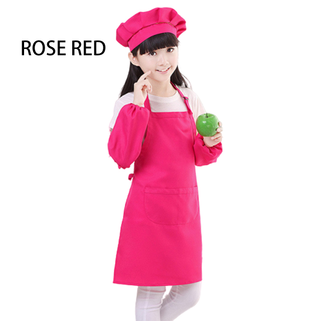ROSE RED (Delantal + Mangas Largas + Gorro)