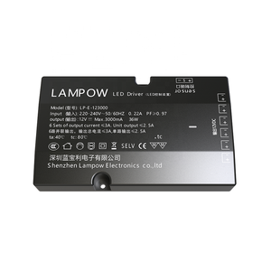 3-Year Warranty LED <strong>Strip</strong> <strong>Driver</strong> PF 0.97 <strong>Input</strong> AC220V-240V 50/60Hz <strong>Output</strong> 36W 12V Power Supply for LED Lighting - Product Image 1