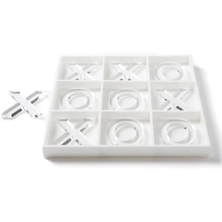 5x5 Noughts and Crosses Board Game Tic tac Toe Acrylic Lucite Game X and O