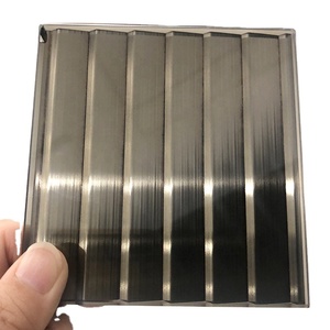 Modern tasarım özelleştirilmiş CNC gravür Broached V oluk ayna etkisi cam geri boyalı desenli bronz renkli ayna cam - Product Image 1