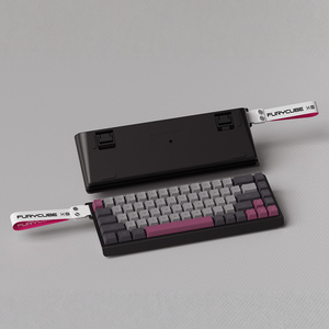 Tastiera da gioco cablata RGB tastiera retroilluminata Ultra-compatta Anti-Ghosting 68 tasti tastiera a membrana per PC portatile Windows Gamer - Product Image 2