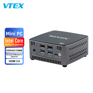 Vtex Mini computadora de escritorio Intel Core 8th Generation Whisky Lake-U Función completa Usb-C Morefine Modern 2 Ddr4 Sodimms Mini Pc - Product Image 1