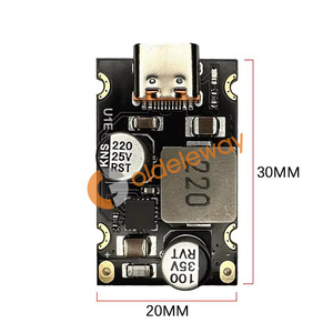 PD65W อินเตอร์เฟซ Type-C โมดูลชาร์จเร็ว USB PD อะแดปเตอร์ DC 5521 5525 Type-C ที่ชาร์จโมดูล PCB & PCBA - Product Image 1