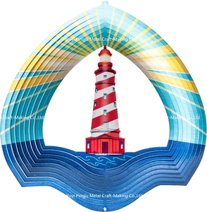 Laser cắt ngoài trời 3D gió <span class=keywords><strong>Spinner</strong></span>-Ngọn hải đăng Nhiều màu - Product Image 2