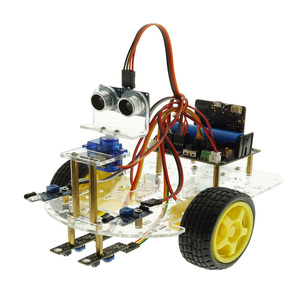 スマートロボットカーシャーシキットSG90 HC-SR04超音波センサー障害物回避センサーモジュール - Product Image 1
