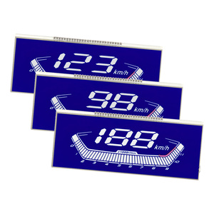Kunden spezifischer Segment code Digitaler LCD-Bildschirm Aus gezeichneter monochromer blend freier Instrumenten bildschirm SJXDGW041 Modell - Product Image 1