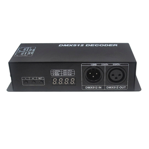Striscia RGBW di alta qualità 4A4 canale PWM segnale di controllo display digitale controller decoder DMX512 - Product Image 4
